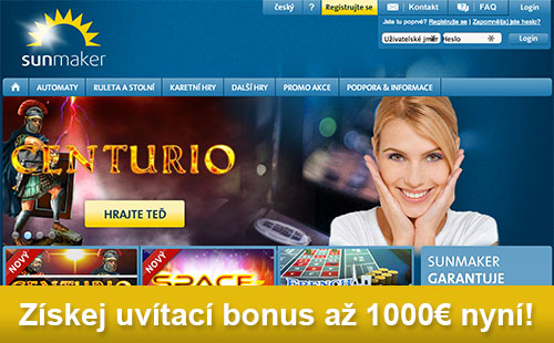 Začít hrát a získat bonus 1000€ nyní!